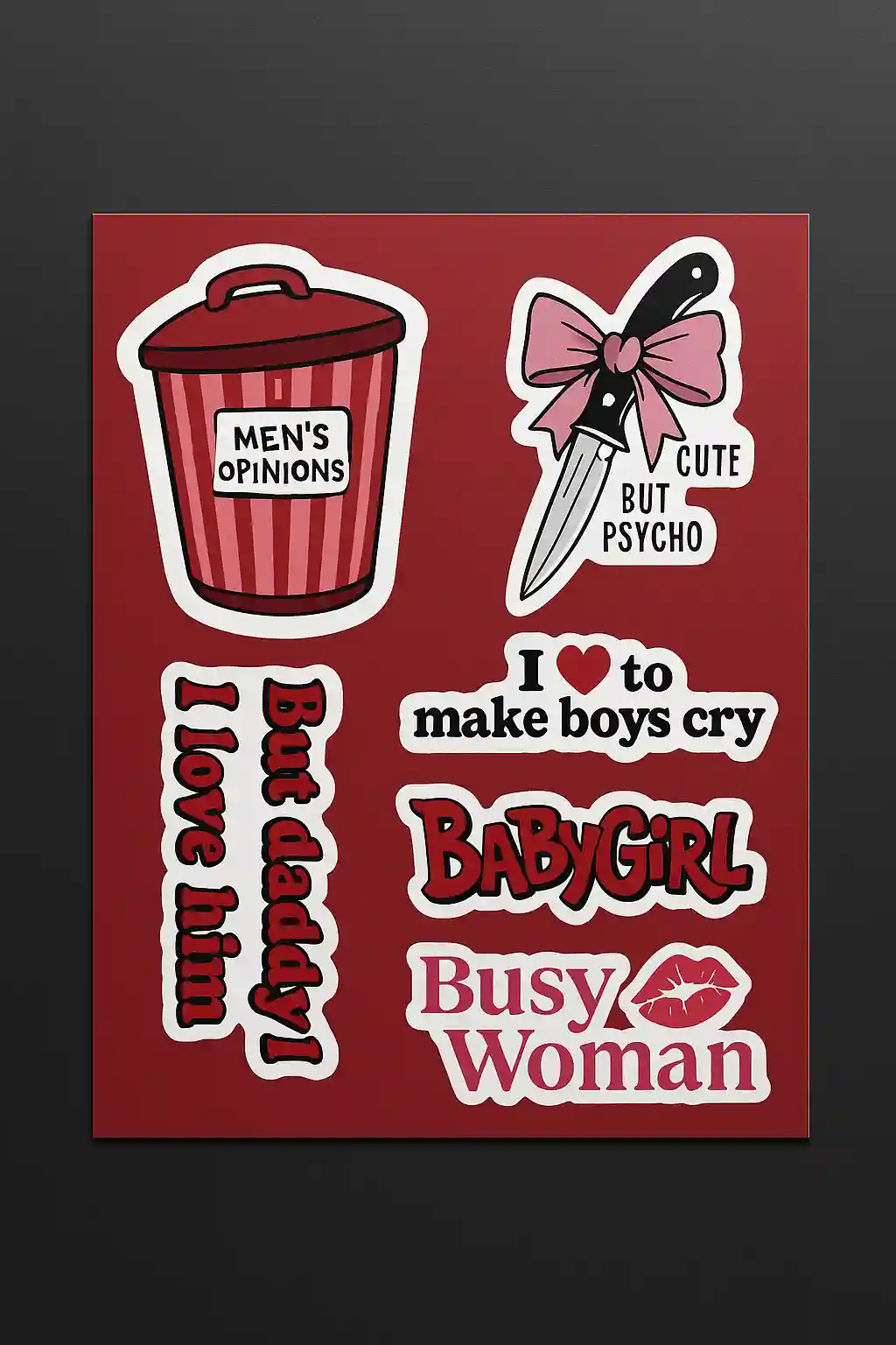 The it girl Stickers